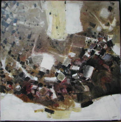 l'appel à la morte saison 1 huile 100x100cm