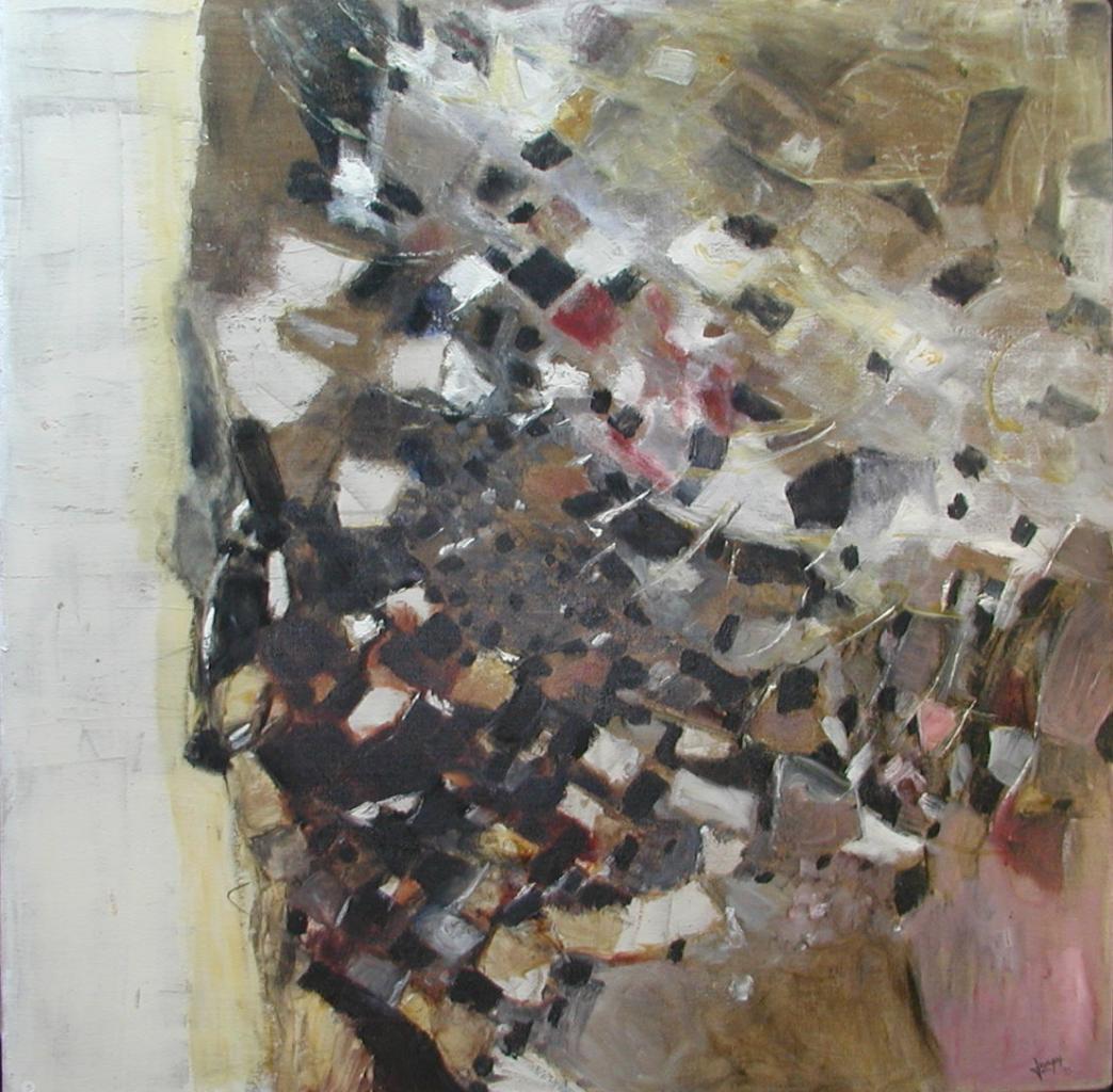 l'appel à la morte saison 2 huile 100x100cm