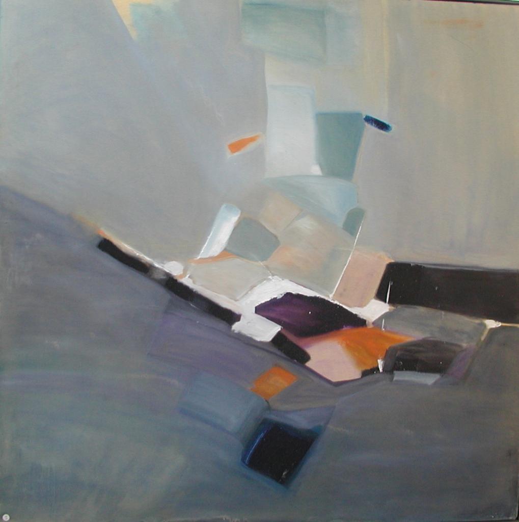 au coeur visiblement huile 100x100cm